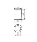 Miniatură Suport pentru sursele de lumina HLDR-E14 HLDR-E14 - imaginea 2
