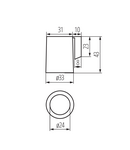 Miniatură Suport pentru sursele de lumina HLDR-E14 HLDR-E14-F - imaginea 3