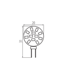 Miniatură Sursa de lumina LED LED12 G4 LED12 G4-NW - imaginea 2
