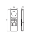 Miniatură Telecomanda pentru benzi LED CTRL 12/24V RGBW CCT REMOTE 4 RGBW/CCT-B - imaginea 4