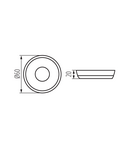 Miniatură Telecomanda pentru benzi LED CTRL 12/24V MONO/CCT REMOTE O 1 MONO/CCT-B - imaginea 3