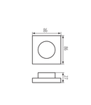 Miniatură Telecomanda pentru benzi LED CTRL 12/24V MONO/CCT REMOTE L 1 MONO/CCT-W - imaginea 3