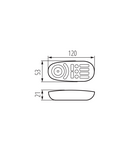 Miniatură Telecomanda pentru benzi LED CTRL 12/24V RGBW CCT REMOTE RGBW - imaginea 4