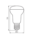 Miniatură Sursa de lumina LED SIGO LED SIGO R63 LED E27-NW - imaginea 3