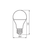 Miniatură Sursa de lumina LED RAPIDv2 LED RAPID MAXX v2 E27-WW - imaginea 3