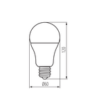 Miniatură Sursa de lumina LED RAPIDv2 LED RAPID HI v2 E27-WW - imaginea 3