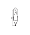 Miniatură Sursa de lumina LED IDO LED IDO 6,5W E14-NW - imaginea 3