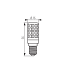 Miniatură Sursa de lumina LED ZUBI LED ZUBI LED 4W E14-WW - imaginea 4