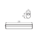 Miniatură corp de iluminat LED pentru mobilier LINUS LED LINUS LED 4W-NW - imaginea 4
