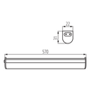 Miniatură corp de iluminat LED pentru mobilier LINUS LED LINUS LED 7W-NW - imaginea 4