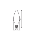 Miniatură Sursa de lumina LED XLED C35M XLED C35E14 6W-NW-M - imaginea 4
