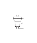 Miniatură Sursa de lumina LED REMI LED REMI LED GU10-WW - imaginea 2