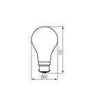 Miniatură Sursa de lumina LED XLED A60 B22 M XLED A60 B22 7W-CW-M - imaginea 2