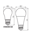 Miniatură Sursa de lumina LED IQ-LED A67 IQ-LED A67 N 19W-NW - imaginea 4