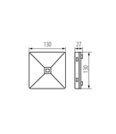 Miniatură Corp de iluminat LED cu kit de emergenta ONTEC R ONTEC R M2 302 M ATW - imaginea 2