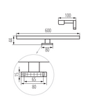 Miniatură Linear LED furniture light ASTIM LED IP44 ASTIM IP44 12W-NW-C - imaginea 4