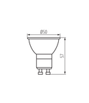 Miniatură Sursa de lumina LED IQ-LEDIM GU10 IQ-LEDDIM GU10 7W-WW - imaginea 2