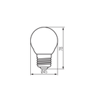 Miniatură Sursa de lumina LED XLED G45 XLED G45 E27 6W-NW - imaginea 4
