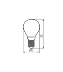 Miniatură Sursa de lumina LED XLED G45 XLED G45 E14 6W-NW - imaginea 3