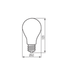 Miniatură Sursa de lumina LED XLED EX A60 XLED EX A60 5W-WW - imaginea 3