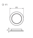 Miniatură TAVO LED TAVO LED DO 5W-NW - imaginea 3
