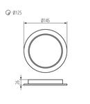 Miniatură TAVO LED TAVO LED DO 12W-NW - imaginea 3