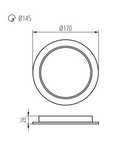 Miniatură TAVO LED TAVO LED DO 18W-NW - imaginea 3