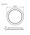 Miniatură TAVO LED TAVO LED DO 24W-NW - imaginea 3