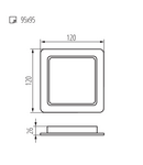 Miniatură TAVO LED TAVO LED DL 9W-NW - imaginea 3