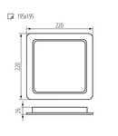 Miniatură TAVO LED TAVO LED DL 24W-NW - imaginea 3