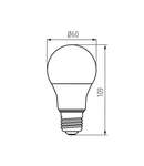 Miniatură Sursa de lumina LED IQ-LED A60 IQ-LED A60 5,9W-WW - imaginea 3