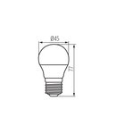 Miniatură Sursa de lumina LED IQ-LED G45 IQ-LED G45E27 3,4W-WW - imaginea 3