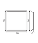 Miniatură Panou LED incastrat BLINGO LED BLINGO 38W 4560 60NW - imaginea 4