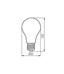 Miniatură Sursa de lumina LED XLEDIM A60 XLEDIM A60 E27 11W-NW - imaginea 4