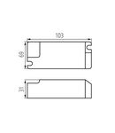 Miniatură Sursa de alimentare LED BLINGO DRV BLINGO DRV42W DALI BK - imaginea 3