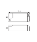 Miniatură Sursa de alimentare LED BLINGO DRV BLINGO DRV 40W ON-OFF - imaginea 3