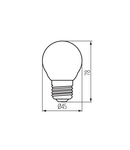 Miniatură Sursa de lumina LED XLED EX G45 XLEDEX G45E27 3,8W-NW - imaginea 3