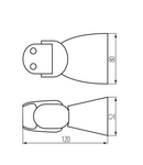 Miniatură Senzor de miscare PIR ALER-N ALER N-W - imaginea 4