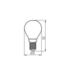 Miniatură Sursa de lumina LED XLED G45 XLED G45 E14 4,5W-NW - imaginea 4
