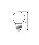 Miniatură Sursa de lumina LED XLED G45 XLED G45 E27 7W-NW - imaginea 4