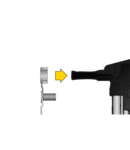 Miniatură CELO Accesoriu metalic cu prezon ATR M8x17 pentru pistol de cuie steel zincat - imaginea 3