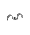 CELO Double metal conduit clip DFT cu plastic insert Ø22 mm steel zincat Celo