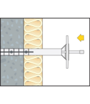 Miniatură CELO Insulation fastener cu glass fibre reinforced plastic nail IPD 10x110 - imaginea 3