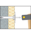 Miniatură CELO Insulation fastener cu glass fibre reinforced plastic nail IPD 10x160 - imaginea 4
