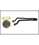 Miniatură CELO Two-hole piulita driver DIN 3116C pentru ResiTHERM® 16 - imaginea 4