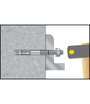 Miniatură CELO Ancora metalica cu surub BAZ plus 16-168/50 zincat - imaginea 3