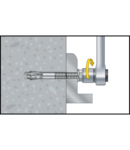 Miniatură CELO Ancora metalica cu surub BAZ plus 16-138/20 otel inoxidabil A4 - imaginea 4