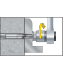 Miniatură CELO Ancora metalica cu surub BAZ 8-112/50, zincat, Option 1 - imaginea 4