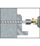 Miniatură CELO Concrete surub BTS6 BL 6-40/5, SW 13, hex head, ZnAl - imaginea 4