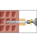 Miniatură CELO Multifunction frame plug MFR SB 10-280 SSKS, SB, hex-head surub cu integral saiba, zincat - imaginea 4